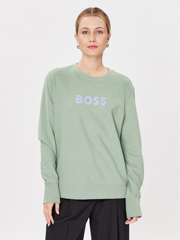 Boss Boss Суитшърт 50468357 Зелен Regular Fit