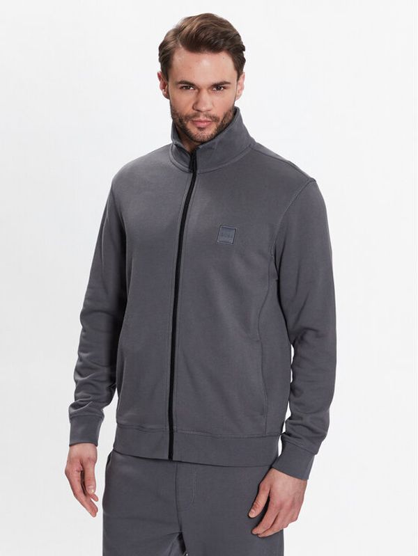 Boss Boss Суитшърт 50468428 Сив Relaxed Fit