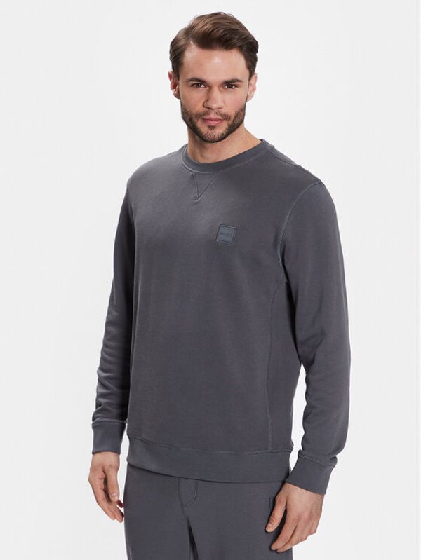 Boss Boss Суитшърт 50468443 Сив Relaxed Fit