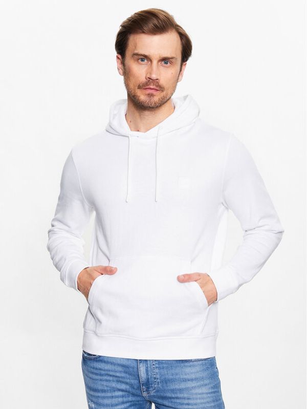 Boss Boss Суитшърт 50468445 Бял Regular Fit