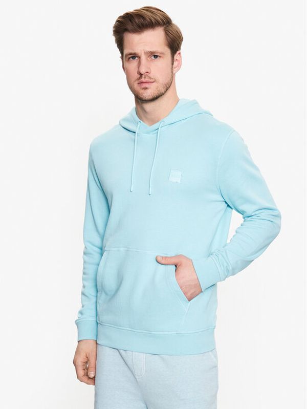 Boss Boss Суитшърт 50468445 Син Regular Fit