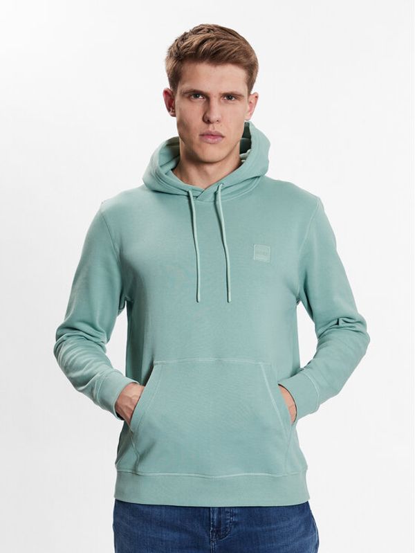 Boss Boss Суитшърт 50468445 Зелен Regular Fit