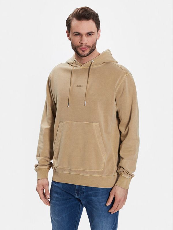 Boss Boss Суитшърт 50472411 Бежов Regular Fit