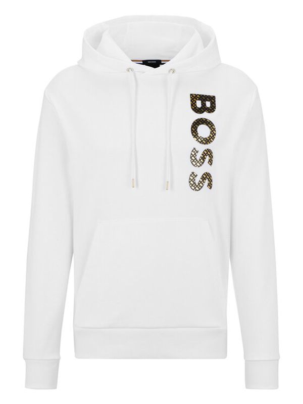 Boss Boss Суитшърт 50481746 Бял Regular Fit