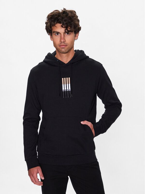 Boss Boss Суитшърт 50481751 Черен Regular Fit