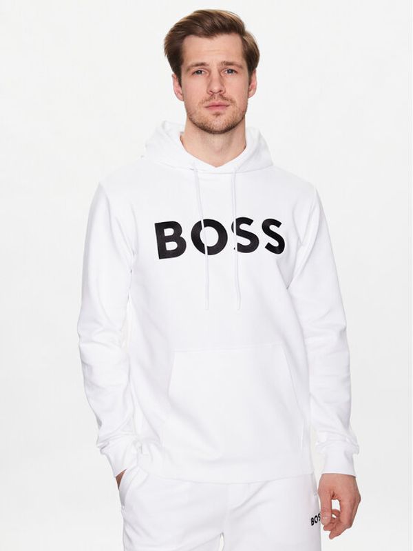 Boss Boss Суитшърт 50482887 Бял Relaxed Fit