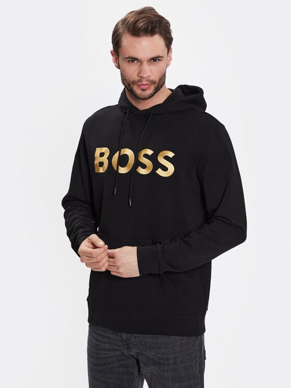 Boss Boss Суитшърт 50482887 Черен Relaxed Fit