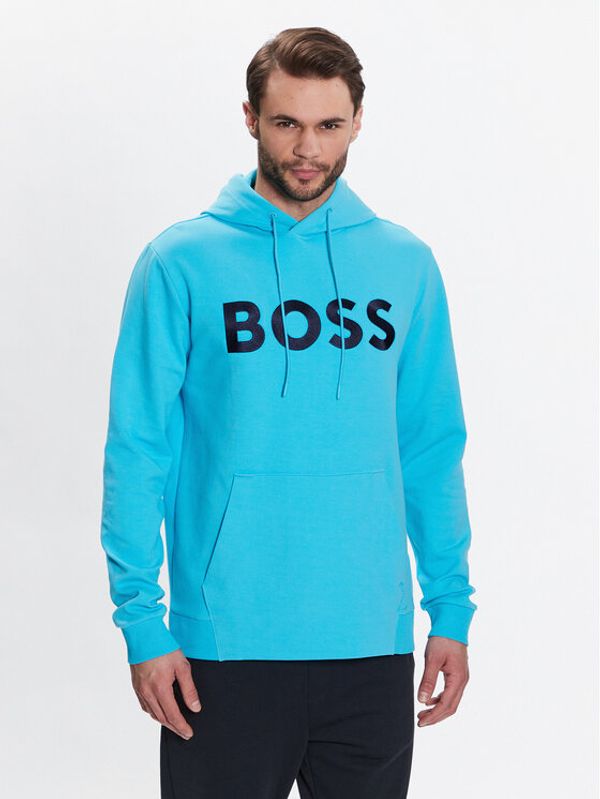 Boss Boss Суитшърт 50482887 Син Relaxed Fit