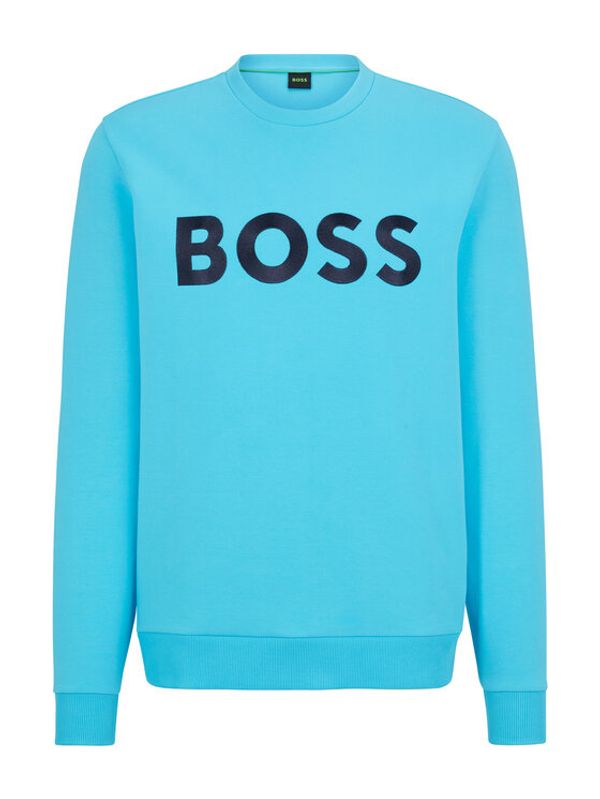Boss Boss Суитшърт 50482898 Син Relaxed Fit