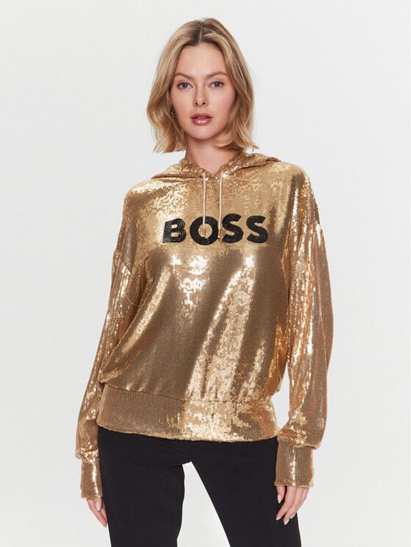 Boss Boss Суитшърт 50483049 Черен Relaxed Fit