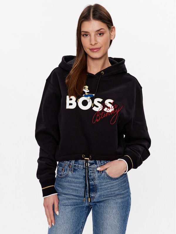 Boss Boss Суитшърт 50484939 Черен Relaxed Fit