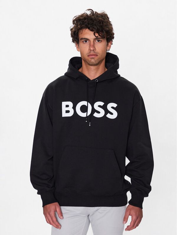 Boss Boss Суитшърт 50485316 Черен Oversize