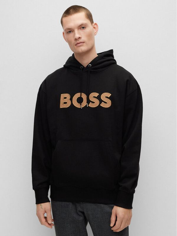 Boss Boss Суитшърт 50486243 Черен Oversize
