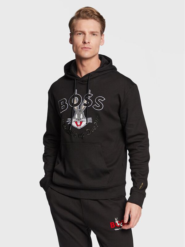 Boss Boss Суитшърт 50486315 Черен Regular Fit