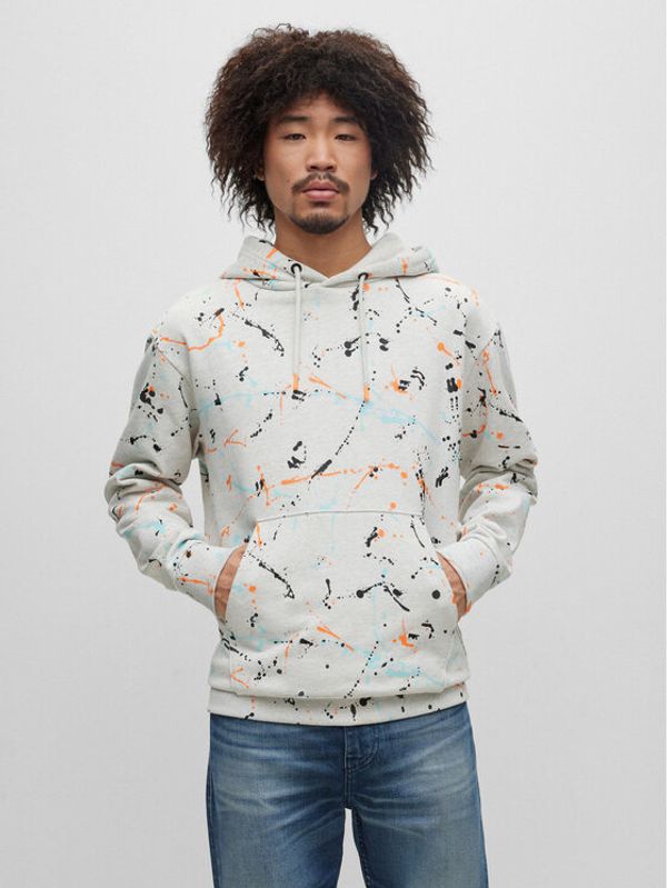 Boss Boss Суитшърт 50486418 Сив Relaxed Fit