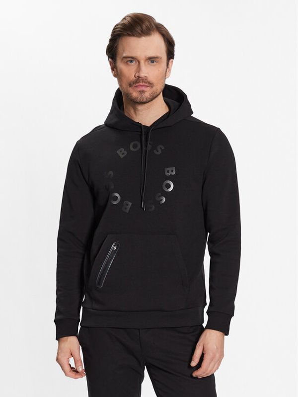 Boss Boss Суитшърт 50487953 Черен Regular Fit