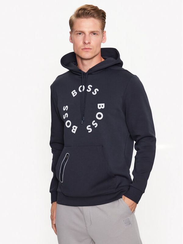 Boss Boss Суитшърт 50487953 Син Regular Fit