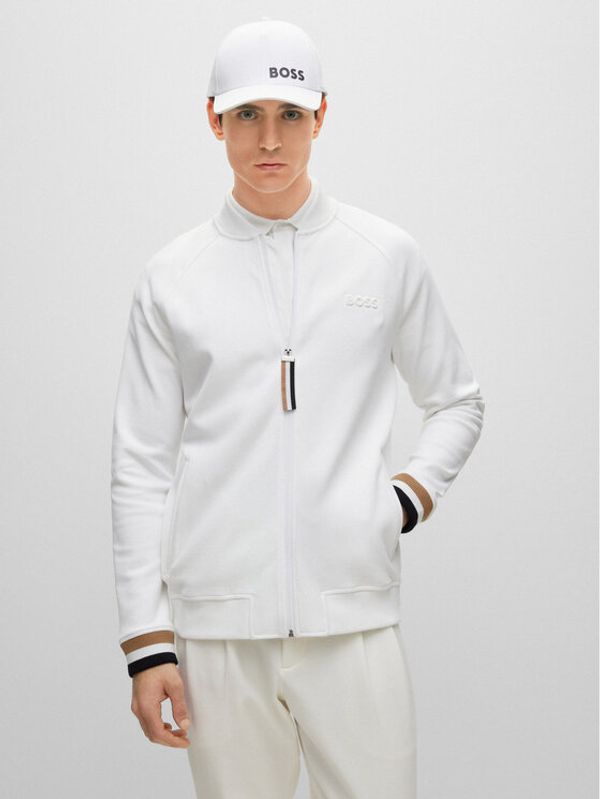 Boss Boss Суитшърт 50488789 Бял Relaxed Fit