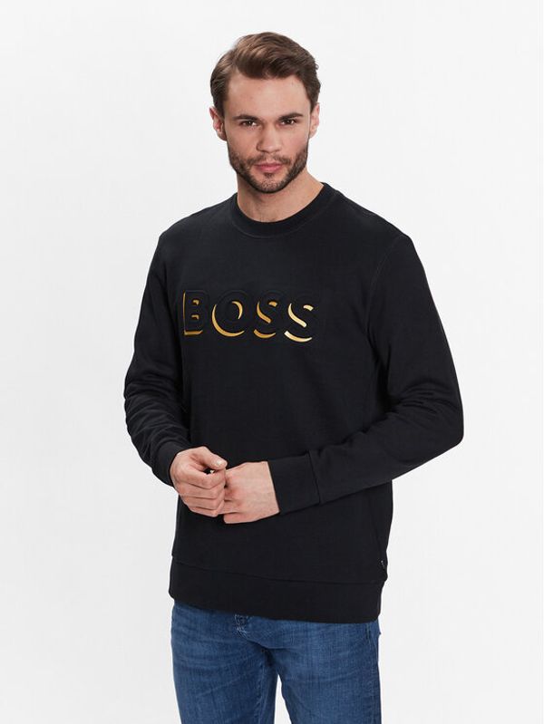 Boss Boss Суитшърт 50489600 Черен Regular Fit