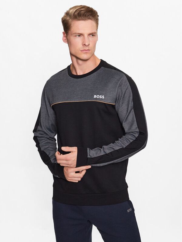Boss Boss Суитшърт 50491257 Черен Regular Fit