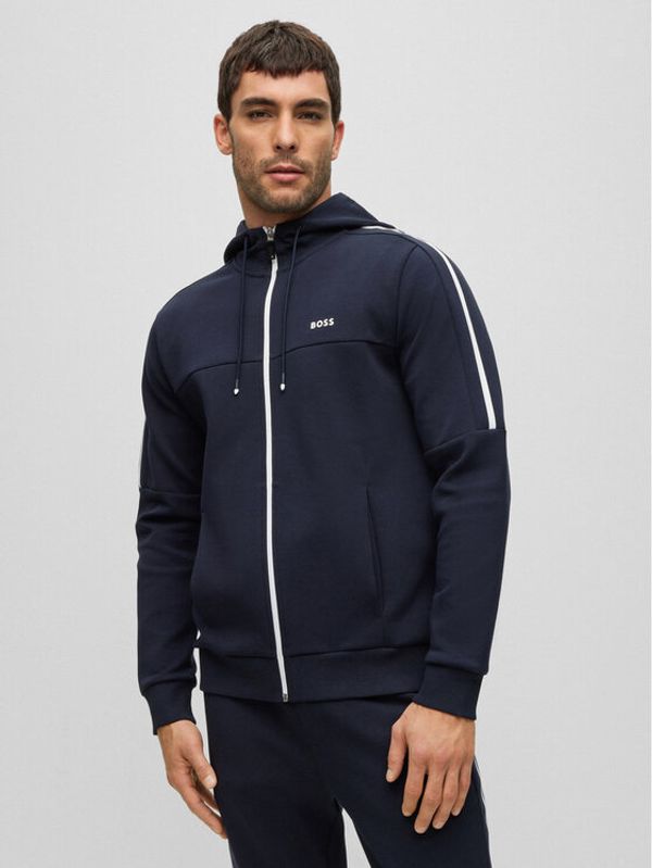 Boss Boss Суитшърт 50492773 Син Regular Fit