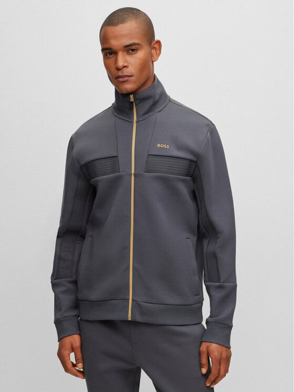 Boss Boss Суитшърт 50493470 Сив Regular Fit