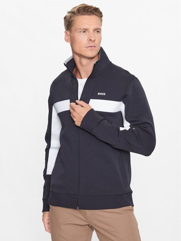 Boss Boss Суитшърт 50493470 Тъмносин Regular Fit