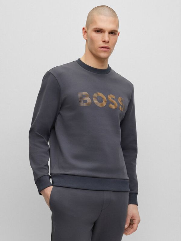 Boss Boss Суитшърт 50493511 Сив Regular Fit