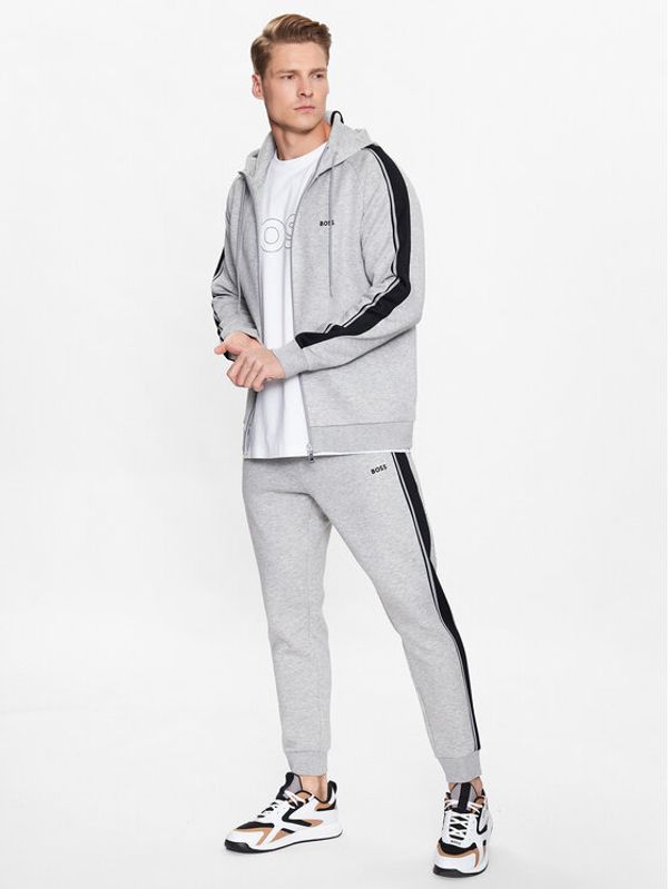 Boss Boss Суитшърт 50497185 Сив Regular Fit