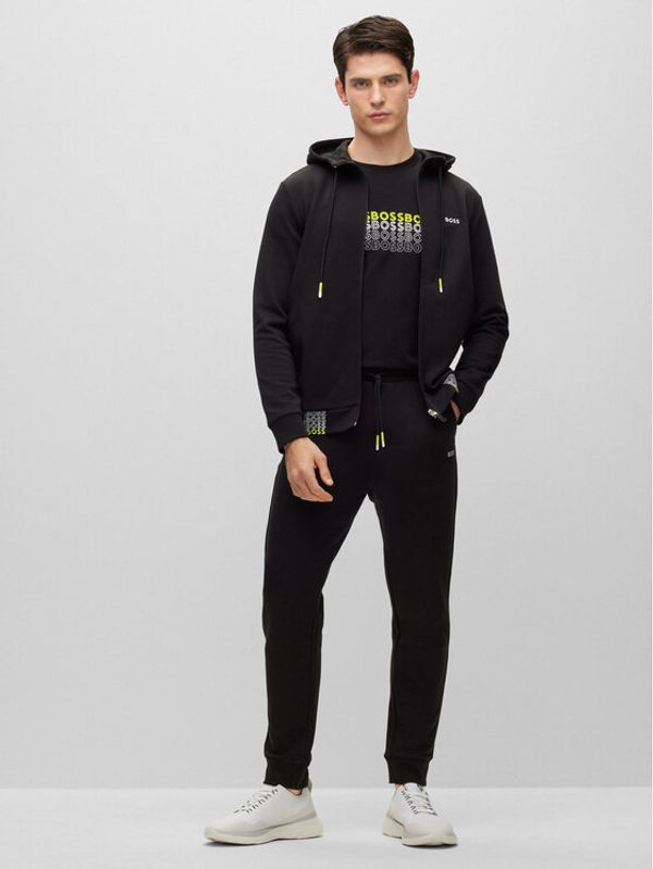 Boss Boss Суитшърт 50497196 Черен Regular Fit