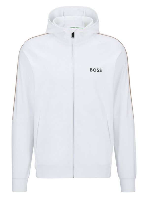 Boss Boss Суитшърт 50504552 Бял Regular Fit