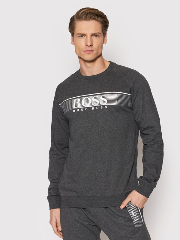 Boss Boss Суитшърт Authentic 50464889 Сив Regular Fit