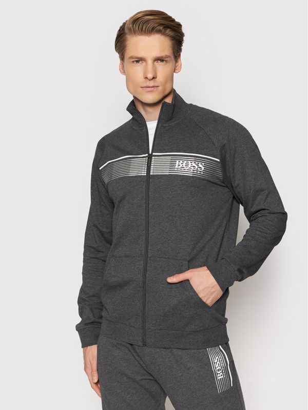 Boss Boss Суитшърт Authentic 50464890 Сив Regular Fit