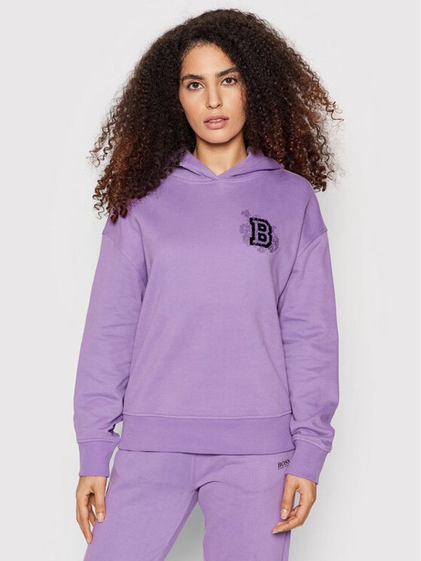 Boss Boss Суитшърт C_Ebelight 50469743 Виолетов Relaxed Fit