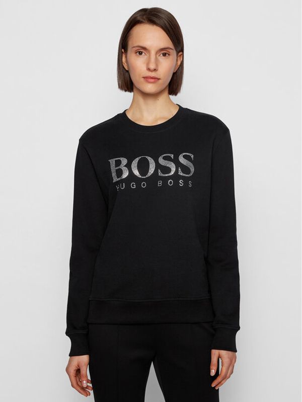 Boss Boss Суитшърт C_Ebossa 50442497 Черен Regular Fit