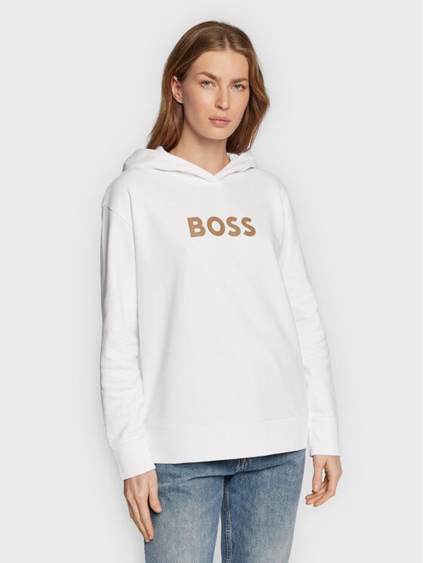 Boss Boss Суитшърт C_Edelight_1 50468367 Бял Relaxed Fit