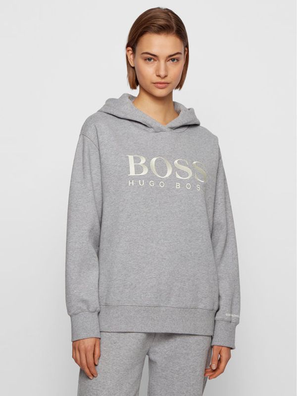 Boss Boss Суитшърт C_Edelight_Active 50457385 Сив Relaxed Fit