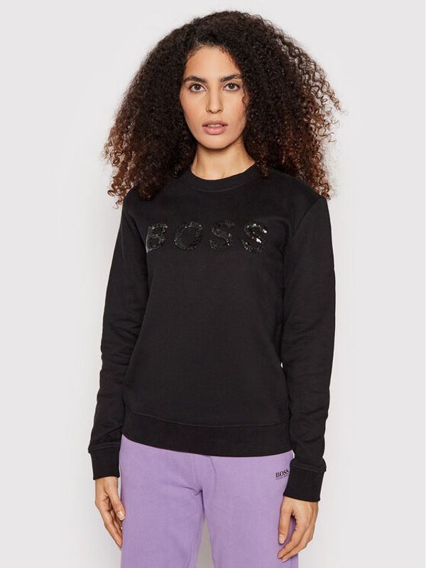 Boss Boss Суитшърт C_Elaboss_5 50464511 Черен Relaxed Fit