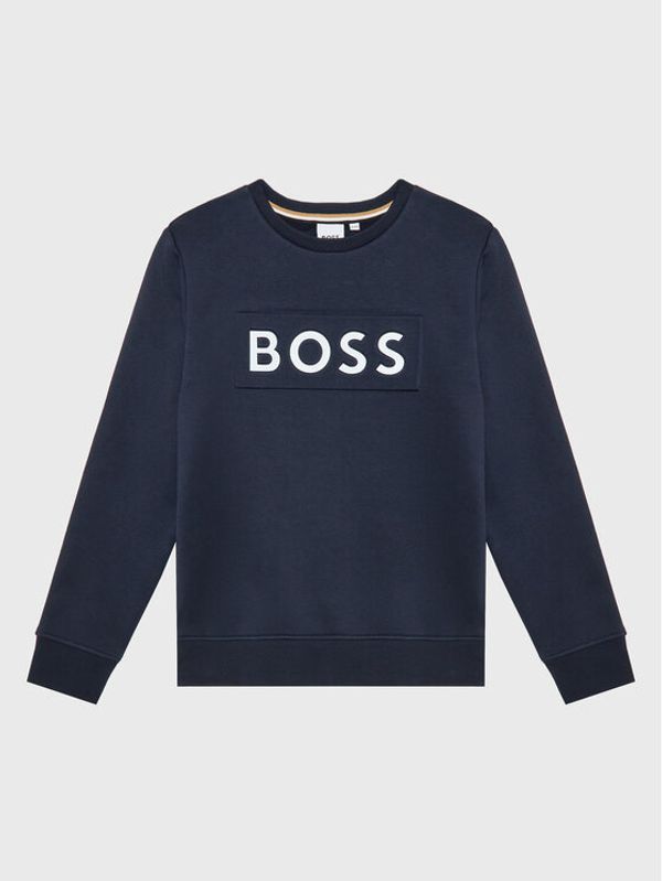 Boss Boss Суитшърт J25M51 S Тъмносин Regular Fit