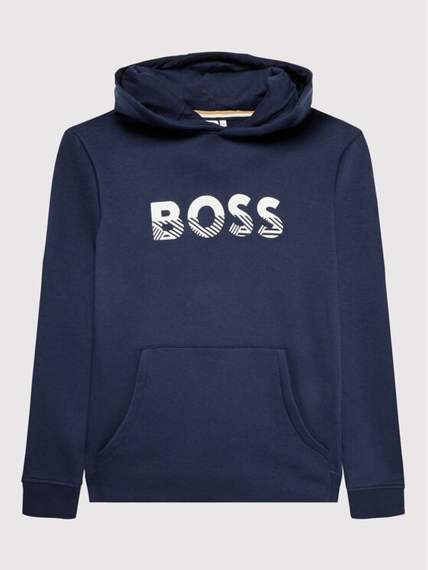 Boss Boss Суитшърт J25M52 D Тъмносин Regular Fit