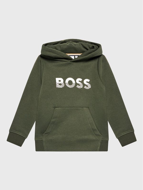 Boss Boss Суитшърт J25M52 D Зелен Regular Fit