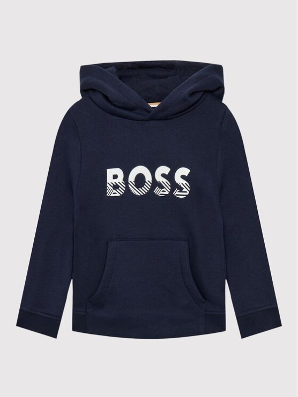 Boss Boss Суитшърт J25M52 S Тъмносин Regular Fit
