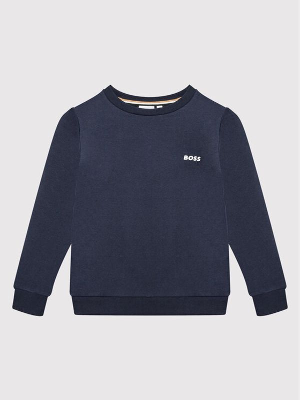 Boss Boss Суитшърт J25M53 D Тъмносин Regular Fit