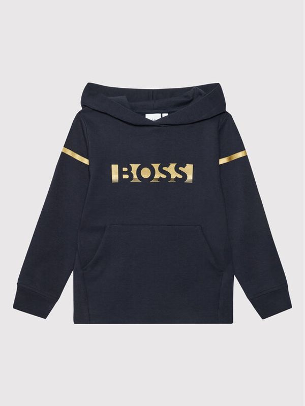Boss Boss Суитшърт J25N72 S Тъмносин Regular Fit