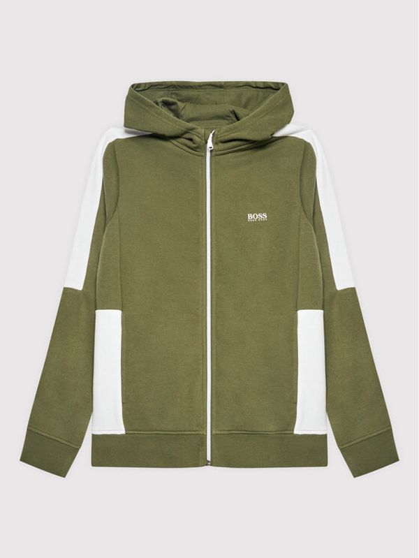 Boss Boss Суитшърт J25N75 D Зелен Regular Fit