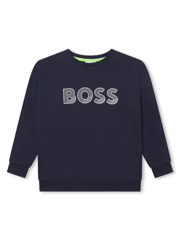 Boss Boss Суитшърт J25O41 S Тъмносин Regular Fit