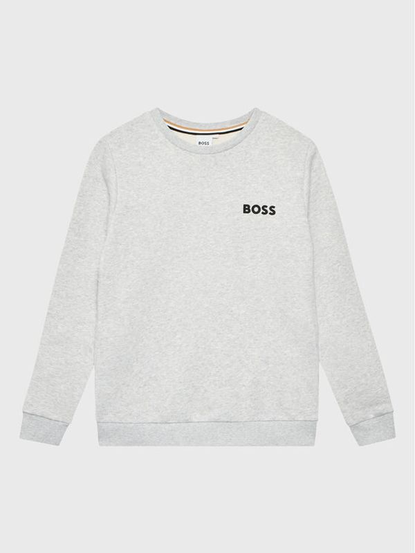 Boss Boss Суитшърт J25O43 D Сив Regular Fit