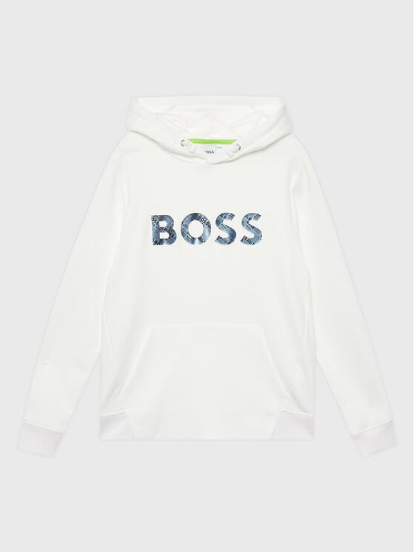 Boss Boss Суитшърт J25O46 D Бял Regular Fit