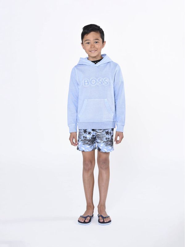 Boss Boss Суитшърт J25O47 S Син Regular Fit