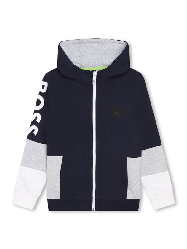 Boss Boss Суитшърт J25O50 D Тъмносин Regular Fit